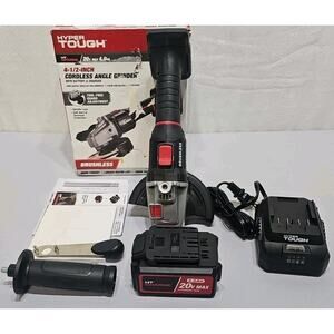 Hyper Tough Cordless 20v Max 4.0ah Brushless Angle Grinder OPEN NEW